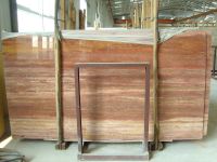Sell red travertine marble