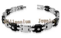 Sell steel silicon rubber jewelry jewellery bracelet