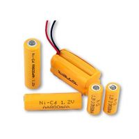 Rechargeable Ni-Cd battery and battery pack with different capacity(mA