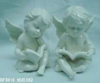 ceramics angel, porcelain crafts, carving crafts, christmas gift