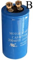 Sell aluminum electrolytic capacitor, motor starting capacitor