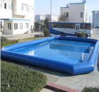water aqua inflatable air bumper pool pvc plastic frame