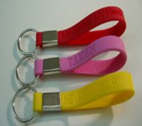 Sell silicone keychain as customers's requirement