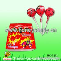 16g Halal Candy Tongue Painter Lollipop with Chewing Gum Filling