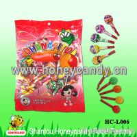 10g Assorted Fruit Flavour Whistle Stick Lollipop Hard Candy