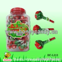 10g Strawberry Whistle Stick Fruity Lollipop