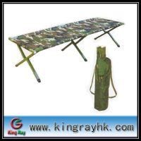 Sell folding camping bed with digital camo
