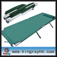 Sell folding army  cot with aluminum tube