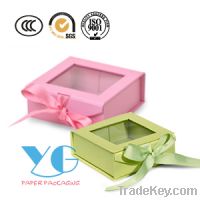 Gift Paper Box With PVC Window