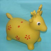 Sell PVC  hopper animal, infant ball , Puff Jumping Horse Hopper animal