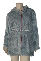 Women' Flannel Bathrobe Adult/Homewear/Sleepingwear/Nightwear
