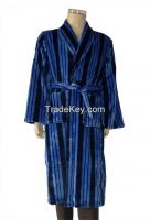 Men' Flannel Bathrobe Adult/Homewear/Sleepingwear/Nightwear