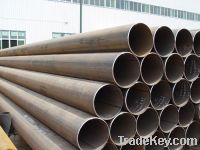 Sell longitude welded steel pipe black  ASTM A106