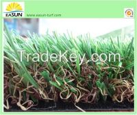 Natural looking UV test landscaping artificial grass for gardens