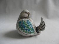cement bird decoration