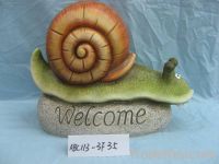 terracotta decorative snail