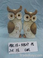 Terracotta decorative owl