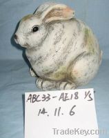 terracotta decorative bunny