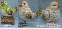 terracotta decorative bird