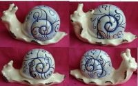 porcelain decorative snail