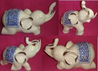 porcelain decorative elephant