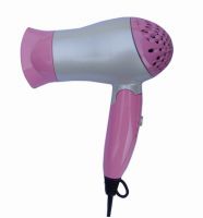 Sell mini folding travel hair dryer with CE/ROHS