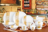 porcelain 61pcs dinner set N-shape