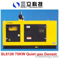 Sell 75kw inclosed natural gas genset
