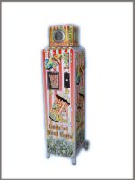 sell coin operated popcorn machine, automatic popcorn vending machine