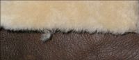 Sell sheepskin finished leather