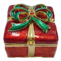 Sell gift box(YB-3457)metal enamelled jewelry boxes, decorative boxes