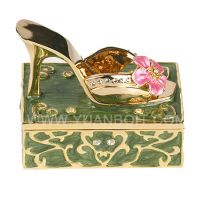Sell metal enamelled jewelry boxes/trinket boxes(YB-3498)