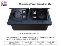 Sell Multifunction socket, Desktop socket FZW-A003C-BK(G)