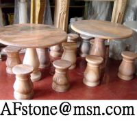 Sell stone table, stone chair, Gradening stone, carving stone,