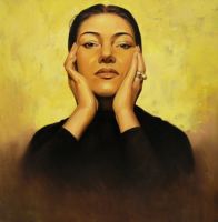 Sell  PORTRAIT PAINTING MARIA CALLAS by NATALY KIMMEL