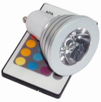 Sell 3W RGB Remote Control GU10 LED Spotlight