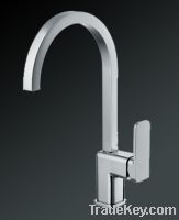 brass kitchen faucet  chrome plated