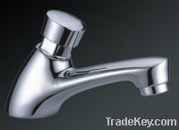 brass self-closing faucet