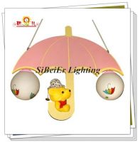 Umbrella design children's pendant lamp