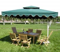 Sell 3.3mX3.3m Garden umbrella with full aluminum frame and side pole