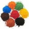 iron oxide yellow, red, blue, black, green