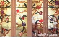 Stained glass divider