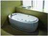Sell acrylic fiber glass reinforce  elliptic massage bathtub