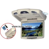 12.1inch FLIP-DOWN Roof Mount Car DVD Player, AV function, support SD an