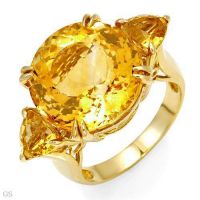 Sell One ofa Kind 13.27ctw. Citrine Ring!