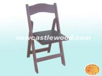 Sell mahogany folding chair