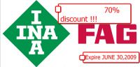 Discount for FAG and INA bearings