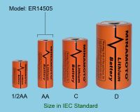 Minamoto Lithium battery ER14505 Saft LS14500 Tadiran TL-5903 TL-4903