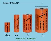 Minamoto Lithium battery ER34615 Saft LS33600 Tadrian TL-5930 TL-4930