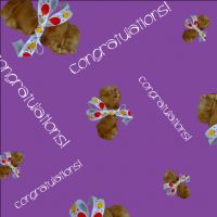 "Congratulations" Dog Bone All Occastion Gift Wrap